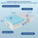 Side Sleeper Pillow with Arm Hole - Adjustable Shoulder Pillow for Side Sleepers, Memory Foam Pillow Provides Support & Reduces arm Pressure, Cooling Arm Pillows, Rotator Cuff Pain Relief (White)