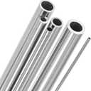 M METERXITY 250mm 304 Stainless Steel Tube, 1mm 2mm 3mm 4mm 5mm 6mm OD 0.15/0.6/1mm Wall Thick Seamless Straight Metal Pipe Tubing for Construction/Machining/Crafting [Set of 6 Sizes]
