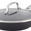 KitchenAid Hard Anodized Induction Nonstick Fry Pan/Skillet with Lid, 10 Inch, Matte Black