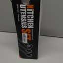 AOTHOD Silicone Cooking Utensils Set - 446F Heat Resistant Silicone Kitchen Utensils,Spatula,Spoon, Kitchen Utensil Sets Gadgets Tools Set for Nonstick Cookware,Dishwasher Safe Bpa Free (Cream White)