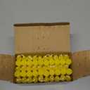 Candle Charisma 50 Yellow Spell Candles - 4" Unscented Paraffin Chime Candles, Smokeless & Dripless, Colored Candles, Long Burn Time 1/2 Inch Taper Candles for Rituals, Witchcraft and Parties