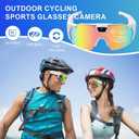 POV Glasses 4K Baseball Glasses with Camera Smart Camera Glasse for Men Women Sunglasses with Cameras