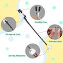 Magnetic Helping Hands for Soldering with 20 Flexible Magnetic Clips - All-in-One Steel Box Station with Brush, Ideal as a Model Painting Stand, Soldering, PCB, and Crafts (Silver)​