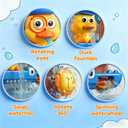 Bath Toys for Kids Ages 1-3: Cute & Fun Duck Blue Toys for 1 2 Year Old Boys - Suction Bathtub Toys Toddlers 2-4 - Birthday Gifts for 1 2 3 4 Year Old Boy