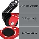 Heavy-Duty Furniture Moving Tool with Wheels, Featuring a Height-Adjustable Lifting Lever and Four-Wheel Sliders, Suitable for Sofas, refrigerators, and Washing Machines. (Blue)