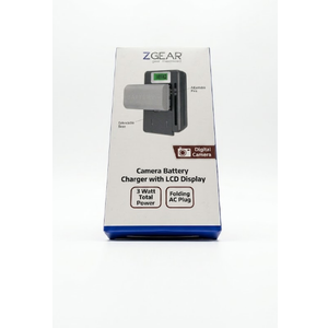 ZGEAR - Universal Camera Battery Charger W/LCD Charge Display