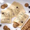 Graduation Candy Bags 100 Pack, 5.1x7.1 Inch Kraft Paper Cookie Graduation Treat Bags with Self-Seal, Grad Party Favors for 2026, Candy Buffet Bags for Congrats Grad, Classroom School Snack Bags