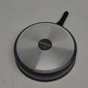 GoodCook Everyday Deep Saut Pan with Lid, 11 Inch, Black