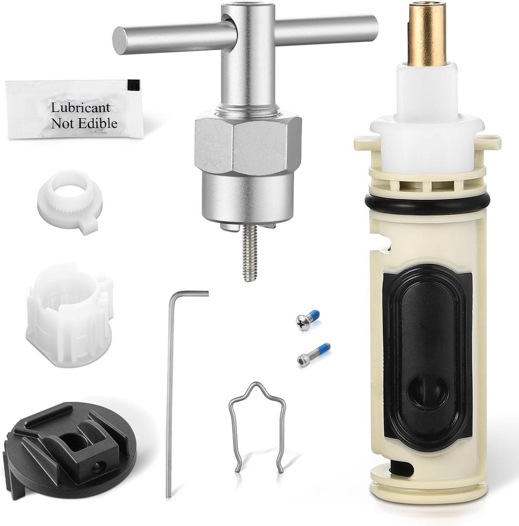 1222 Replacement Cartridge for One Handle Posi Temp Shower Cartridge Replacement,Brass & Plastic,with Removal Tool