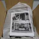 6x6 Stainless Steel Post Base,Internal 5.5 x 5.5 Anchor Bracket,Deck Concrete Support Anchor for Deck Railing, Fences, Mailboxes (2Pcs Black)