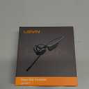 LEVN Open Ear Headphones with Mic, 29g Bluetooth Headset with Microphone, Bluetooth Headphones with Noise Cancelling Mic, Waterproof Non-slip Wireless Headset with Mic for Work, Workout, Driving, Call (Black)