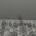 Gohdiwh Boho Pillow Covers 18x18 Set of 2, Ethnic Design Decorative Throw Pillows Linen Black Gray Carpet Pattern Farmhouse Cushion Pillow Covers for Sofa Couch Outdoor Decor