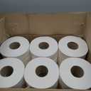AmazonCommercial 2-Ply White Jumbo Roll Toilet Paper, 9 in, Septic Safe, Compatible with Universal Dispensers, FSC Certified, 1000 Feet Per Roll (Pack of 12)