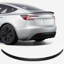 Spoiler for Tesla Model 3 2025 2024 Performance Spoiler Wing ABS Rear Trunk Lip Tail Lid for Model 3 Highland (Glossy Carbon Fiber)
