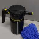 Sylvonette Electric Foam Sprayer with USB Charge, 2L Car Wash Spray Pump Sprayer for Home, Watering Garden Plants and Car Beauty and Cleaning (Yellow)