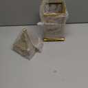 DECORKEY Ramadan Decorations for Home, 14'' Decorative Candle Lantern for Tabletop Mantel Decor, Vintage Metal Lantern Candle Holders for Indoor Outdoor Decor, EID Mubarak Gift (1 Pc Gold)