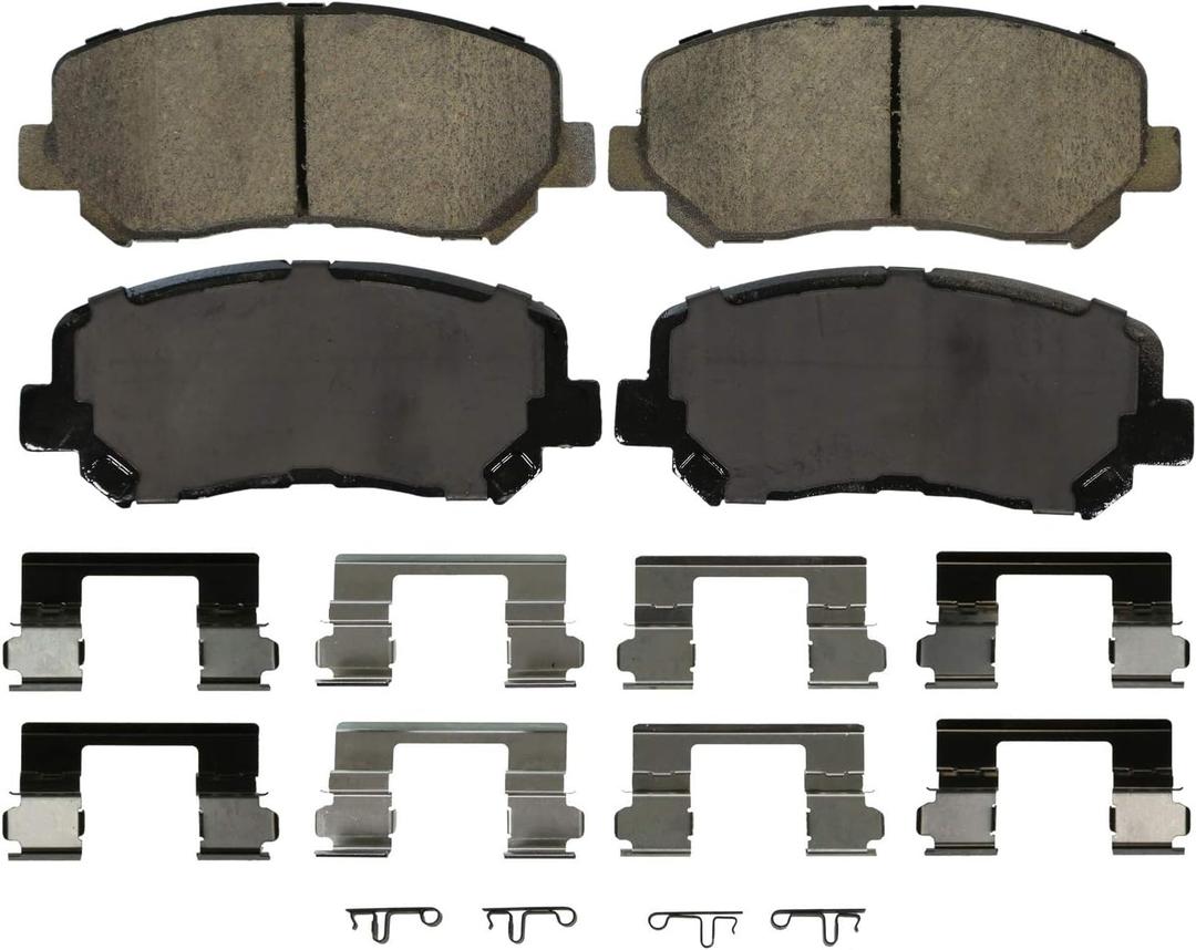 Wagner QS ZD1640 Disc Brake Pad Set, Chamfered Edges for Smooth, Quiet Stops, Fits 20142016 Jeep Cherokee