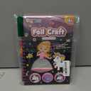 FUNNYB&G Foil Art Craft Kit for Girls 4-10 Years Old: Mess-Free & No-Glue, Create 16 Sparkly Princess Unicorn Pictures – Perfect Travel Toy & Birthday Gift for Kids (Princess)
