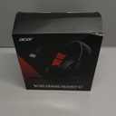 acer Wireless Gaming Headset, PS5 Headset with 2.4GHz for Ps5, Ps4, PC, Switch, Bluetooth 5.3 + 100Hrs Gaming Headphones with Noise Canceling Mic for Laptop, Mobile, Mac, 50mm Drivers (Red)