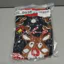 Kids Ugly Christmas Sweater Girls Size 6 Reindeer tracky Xmas Sweaters with led Light-up x-AMS fastive Pullover Jumper 5-6 Years (Black)