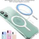 MOFT Invisible Case for iPhone 16 Plus Case, Clear MagSafe Phone Case, Dual Cutouts Frame Design with Bare-Device Feel, Anti-Yellowing Ultra-Thin Strong Magnetic Protective Phone Cover, Clear