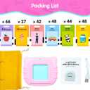 QuTZ ABC Learning Flash Cards for Toddlers 2-4 Bilingual Spanish English, Autism Toys, Speech Therapy Toys, Educational Talking 275 Sight Words Cards for Boys and Girls,