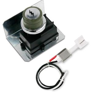QuliMetal 67847 Igniter Kit for Weber Genesis 300 Series Grills with Side-Controls (2008-2010), Battery Igniter Kit for Genesis E310 E320 E330 with Ceramic Collector Box