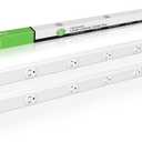 36" Under Cabinet Outlet Strip, 2 x USB Ports, 6 x TR Outlets, ETL Listed