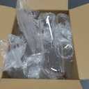 FOCUSLINE 24 Pack 9 Oz Clear Plastic Champagne Flutes, Stemless Plastic Champagne Glasses Clear, Heavy Duty Toasting Glasses, Shatterproof and Disposable Cups Perfect For Any Party