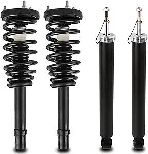 172281 349060 Front + Rear Struts Shock Assembly Compatible with 2006-2010 Hyundai Sonata / 06-2010 Azera 4PCS