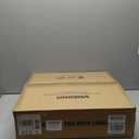 VOLISUN Low Profile Ceiling Fans with Lights and Remote, 20in Flush Mount Ceiling Fans with Light, 3000K-6500K Dimmable Fandelier LED Fan Light, White Bladeless Ceiling Fans with Lights for Bedroom