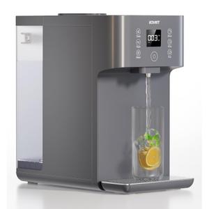 Countertop Reverse Osmosis Water Filter, 4:1 Pure to Drain, 8 Stage RO Filtration System, Portable Water Purifier, No Installation Required, Silver Gray