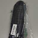 Boat Dock Lines 2 Pack 3/8" x 25' Double Braided Nylon Boat Ropes for Docking with 12" Loop, Marine Grade High Strength Boat Lines, Premium Marine Rope Mooring Lines, Easy Handling, Black