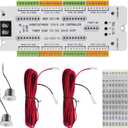 32 Channel Motion Sensor LED Stair Controller - Automatic Staircase Lighting Controller with Short Circuit Protection - Adjustable Brightness for Indoor Under Stair Lighting