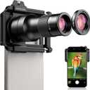 Evil eye 2 in 1 Phone Camera Lens Kit, 6X Telephoto Lens & 150mm Macro Lens with Universal Lens Clip, Phone Lens Attachment for iPhone and Andriod