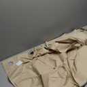 Clorox Treated Polyester Fabric Shower Curtain 70"x72" Tan Taupe with Weighted Magnetic Hem, Machine Washable