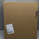 Keter City 30 Gallon Resin Outdoor Storage Box and Patio Furniture Side Table for Pool and Garden Accessories, Brown