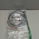 Hihaha NO. 6C3Z-28264A01-A Car Door Latch Release Cable Extended Cab for Ford F250 F350 F450 F550 Super Duty 99-07 / Rear Door Upper Lower Left Right Door Latch Lock Cable / 1 Set/Black (34.53")