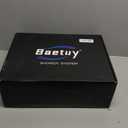 Black Shower System, Shower Faucet Set Bathroom Square Rain Shower Head and Handle Set, Wall Mounted Shower Fixtures With Shower Valve and Trim Kit 10 inch Matte Black