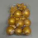 18 Pcs Ramadan Mubarak Ornaments Gold Moon Ornaments Plastic Eid Mubarak Hanging Balls Star Ramadan Islamic Decorations for Islamic Muslim Home Window Christmas Tree Party Decor