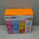 burgkidz Plastic Toddler Chair, Durable and Lightweight Kids Chair, 9.3" Height Seat, Indoor or Outdoor Use for Toddlers Boys Girls Ages 2 and Up (Blue)