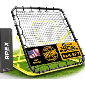 Apex Sports Baseball Rebounder Pitchback Net, Softball & Volleyball Trainer