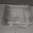 Purse Organizer for Closet, 3 Pack Handbag Storage Organizer, Clear Acrylic Display Case for Collectibles, Stackable Bag Organizer with Magnetic Door for Wallet, Clutch, Figure, Toys