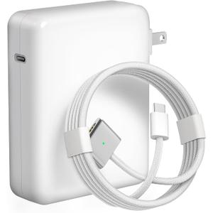 140W Charger for MacBook Pro 16/14 inch Mac Air 15/13 inch Original Quality 2021-2025 M1M4 2m/6.6FT Magnetic 3 Cable LED & Type C Fast Charger Power Adapter (Between 2021-2025)
