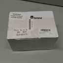 Domensi 2 Pieces Easter Glass Candy Dish with Lid Covered Candy Bowl Glass Bunny Jar Candy Servers for Easter Holiday Office Home Kitchen Table Desk (Iridescent)