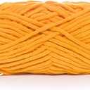 Chunky Yarn for Crocheting - Chenille Bulky Blanket Yarn for Crochet and Knitting Blankets, Amigurumi, Craft, Hat, Shoes, Plush Fluffy Soft 71 yds/3.5 oz Each Skein (Orange)