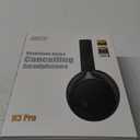 QCY H3 PRO Adaptive ANC Wireless Headphones Over Ear, 50dB Active Noise Cancellation with Multiple Modes, LDAC Hi-Res Wireless Audio, 55H Playtime, Custom EQ via App, Bluetooth 5.4 (Black)