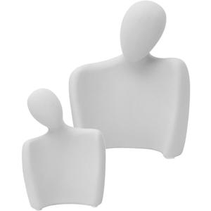 PRETYZOOM Nordic Art Ornaments Resin Couple Statue Unique Abstract Home Decor Bedside Resin Craft Ideal Wedding Present