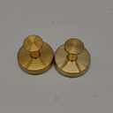 Suction Cup Hooks for Shower - 2 Pack, Gold - Stainless Steel, Strong Suction, No Drill, Removable Hanger, Tile Bathroom Kitchen Wall, Glass Door, Mirror Hook Hanging Robe, Towel Holder