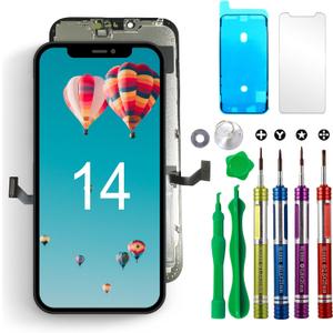 LCD Replacement Screen for iPhone 14 6.1 inch (Model A2649, A2881, A2884, A2883, A2882) Display digitizer Touch Screen w/Tool Set